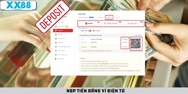 _Nạp tiền bằng Ví điện tử